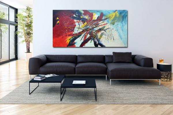 Large abstract painting for your premises - 1432